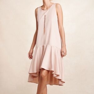 Anthropologie Camelia Drop Linen Dress